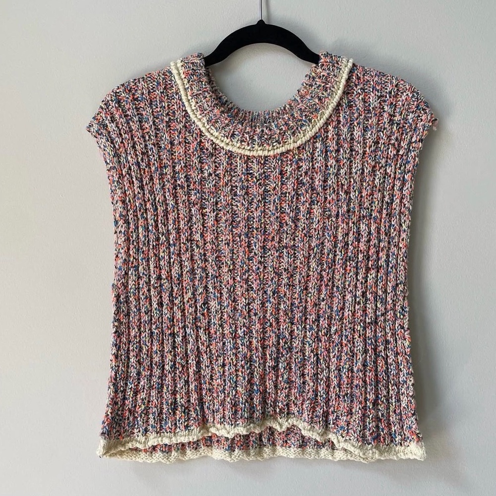 Free People “Desert Hearts” Ribbed Knit